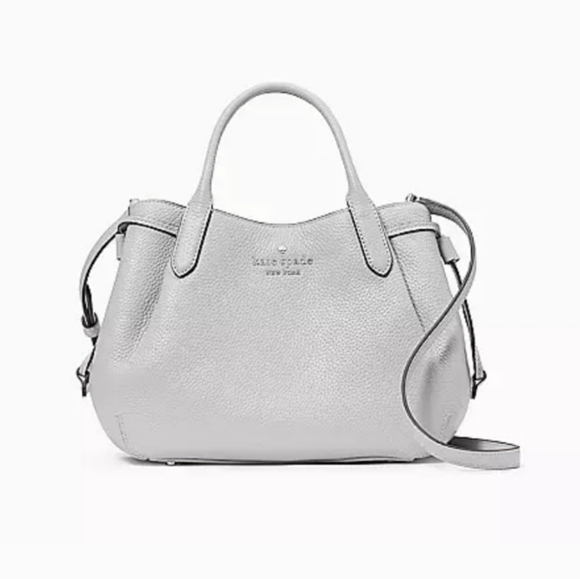 Kate Spade Dumpling Small Satchel, Mountain Grey - Picture 1 of 10